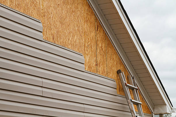 Professional Siding Contractor technician working in South Heights, PA